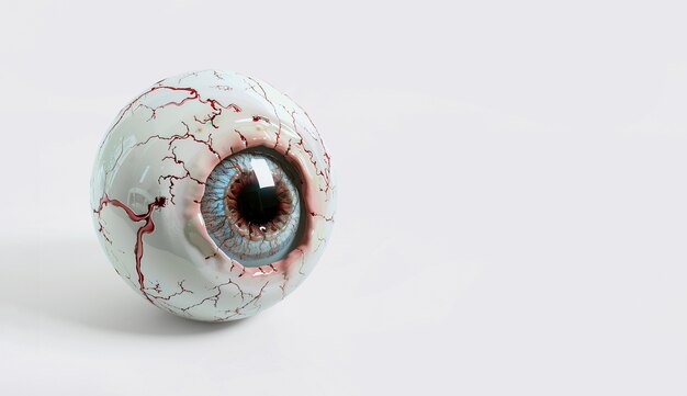 sphere representing the iris of the eye