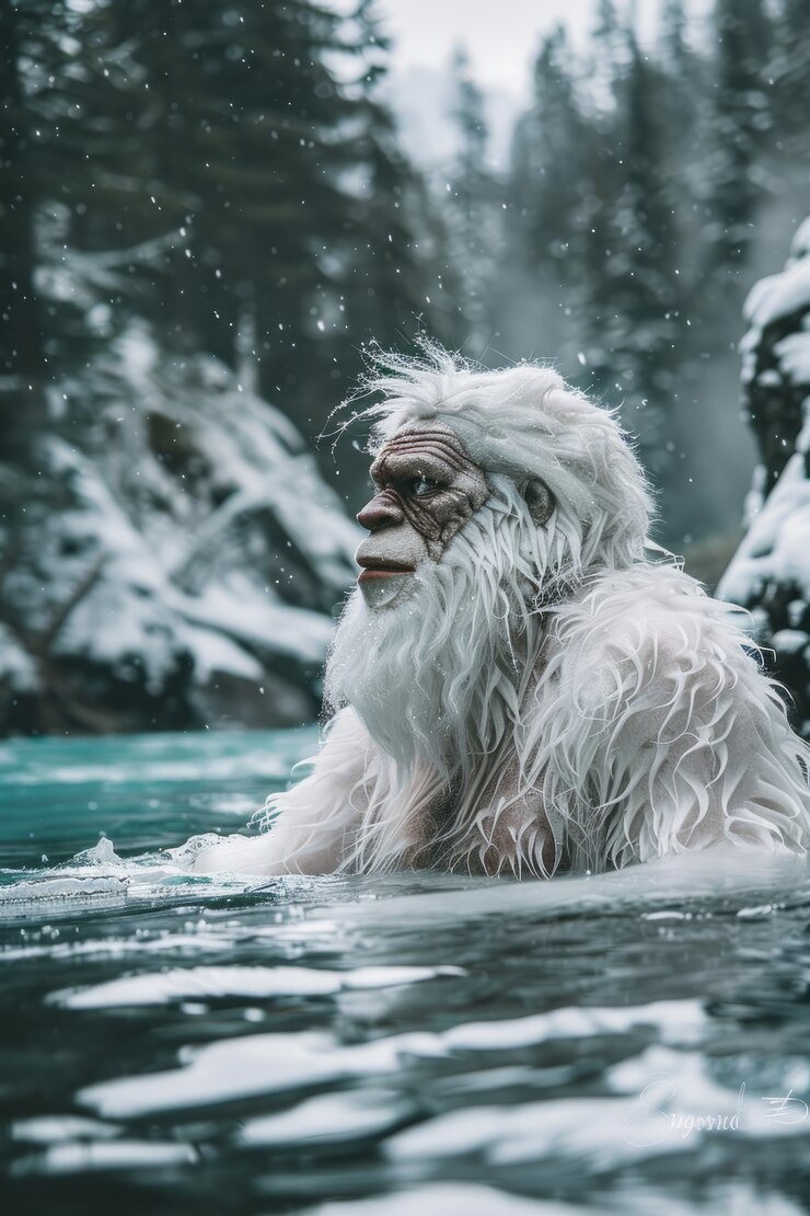 Gratis Foto view of sasquatch creature in nature outdoors