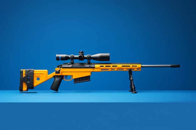 Visning av kraftig 3D-rifle
