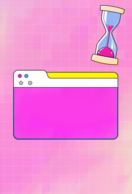 y2k website window illustration