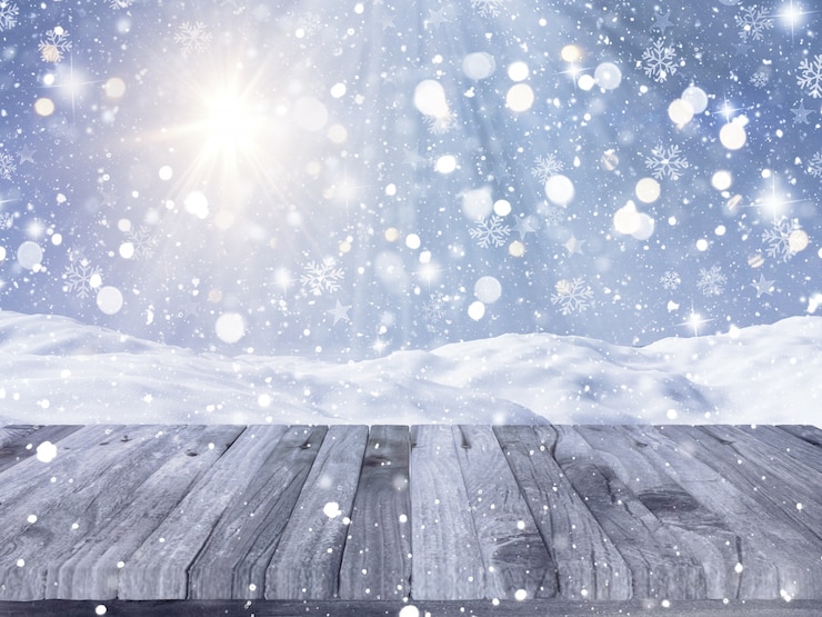 Gratis Bild a snowy day