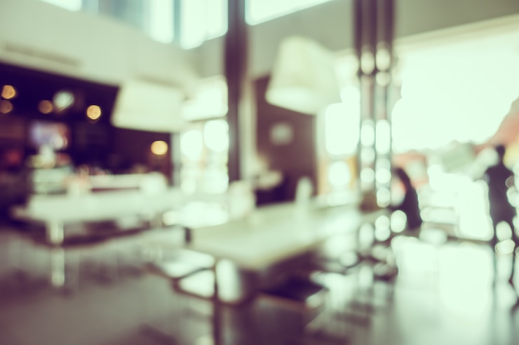 Gratis Bild abstract blur coffee shop and restaurant interior