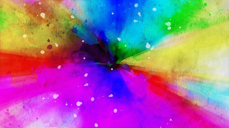 Gratis Bild abstract watercolor paint stains texture