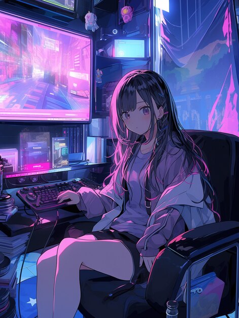 Æstetisk anime-spilkarakter