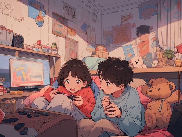 aesthetic anime character gaming