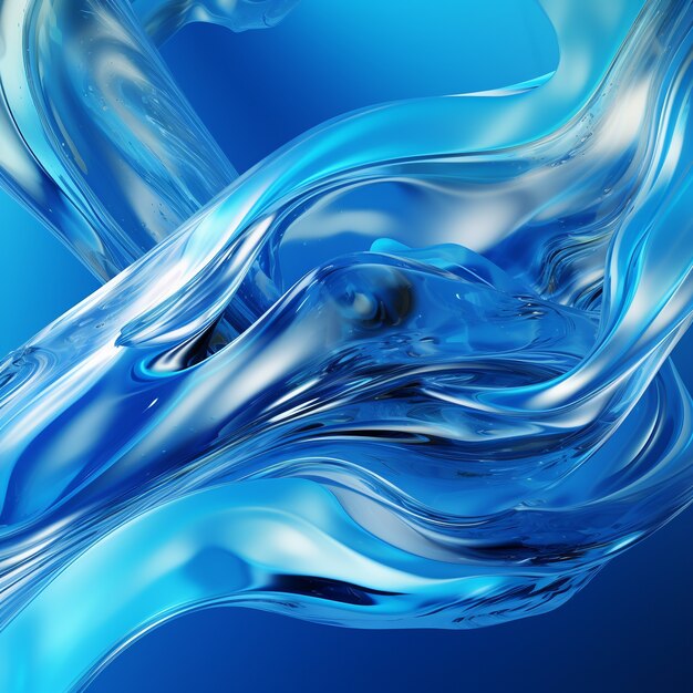 ai generated 3d water