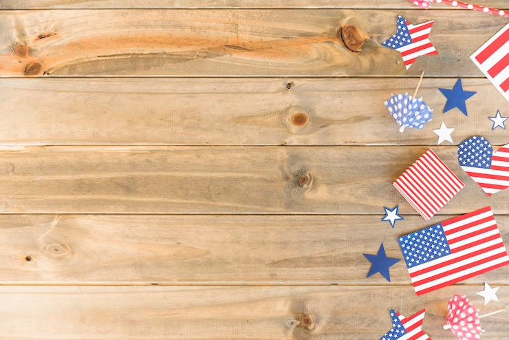 Gratis Bild amerikanska symboler på träyta