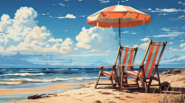 beautiful sea landscape with water and nature