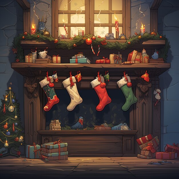 beautifully decorated home for christmas
