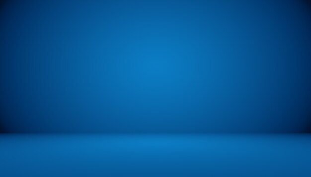 blue gradient abstract background empty room with space for your text and picture.