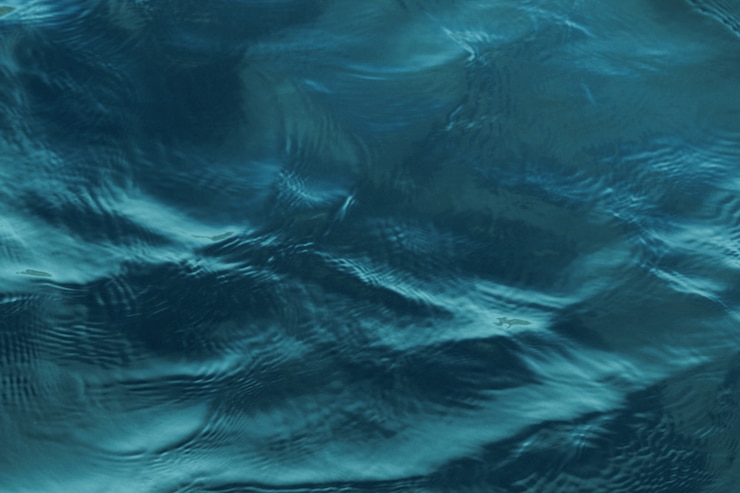 Gratis Bild closeup shot of peaceful calming textures of the body of water