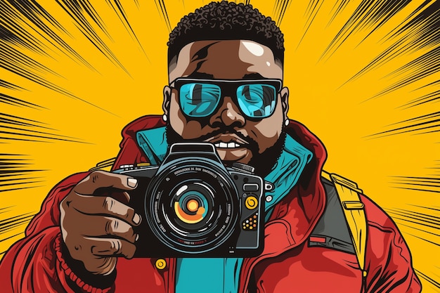 comic book everyday lifestyle scene
