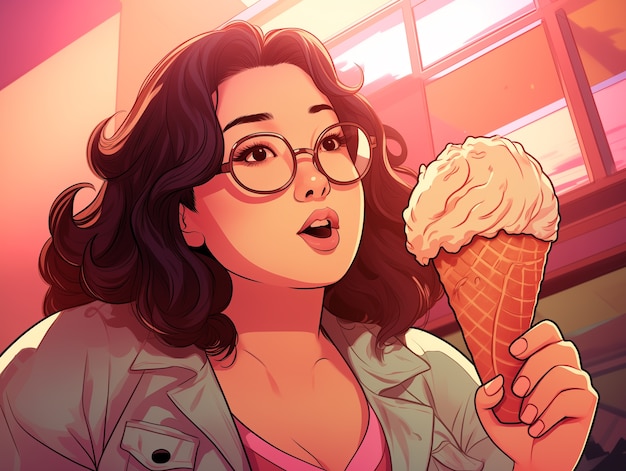 comic book everyday lifestyle scene