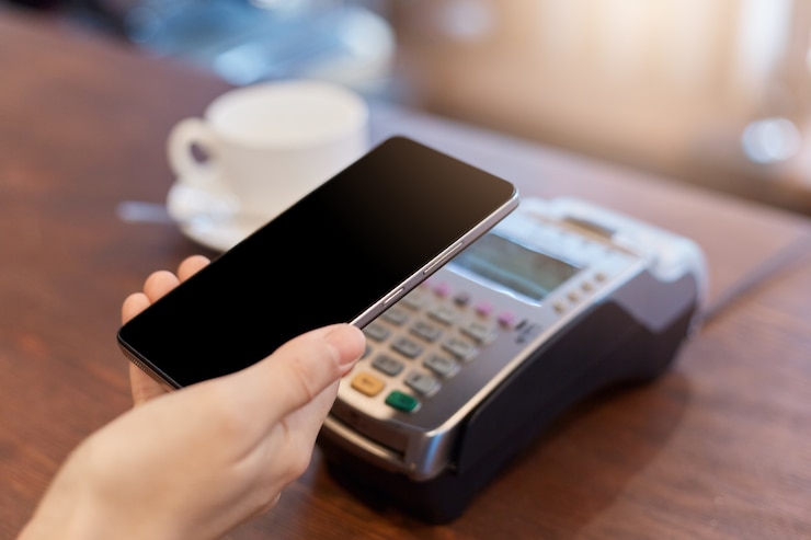 Gratis Foto contactless payment by phone