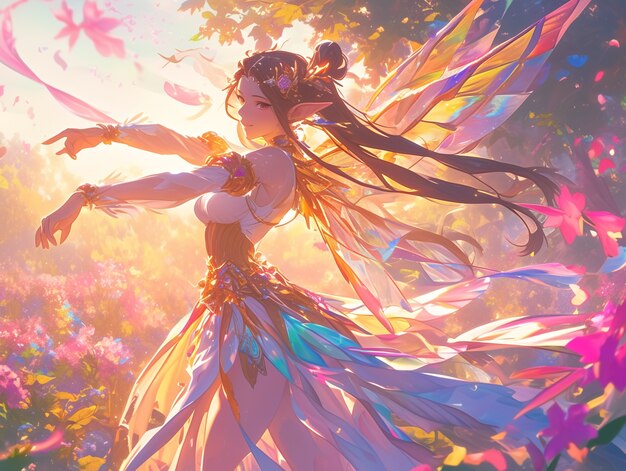 cute anime fairy girl