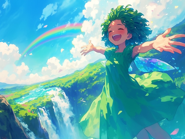 cute anime fairy girl
