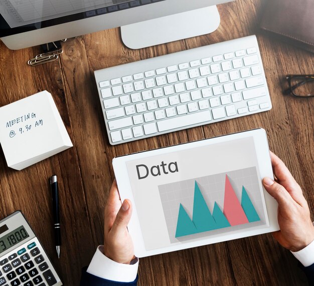 data analysis summary results graph chart word graphic