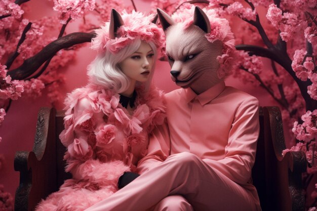 fantasy characters experiencing love