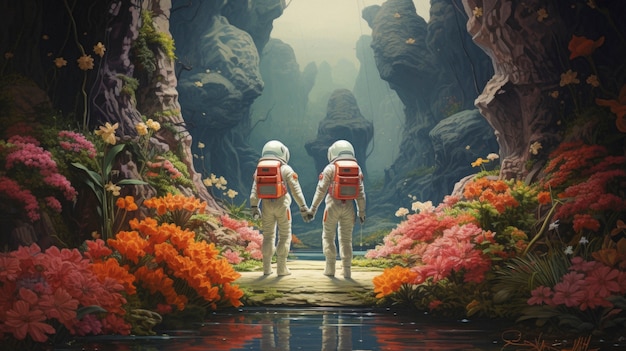 fantasy characters experiencing love