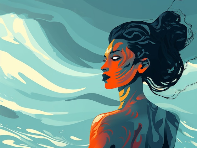 fantasy water character
