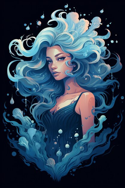 fantasy water character