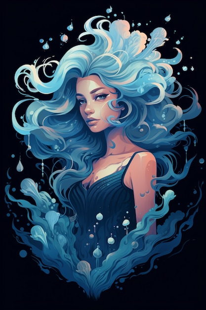 fantasy water character