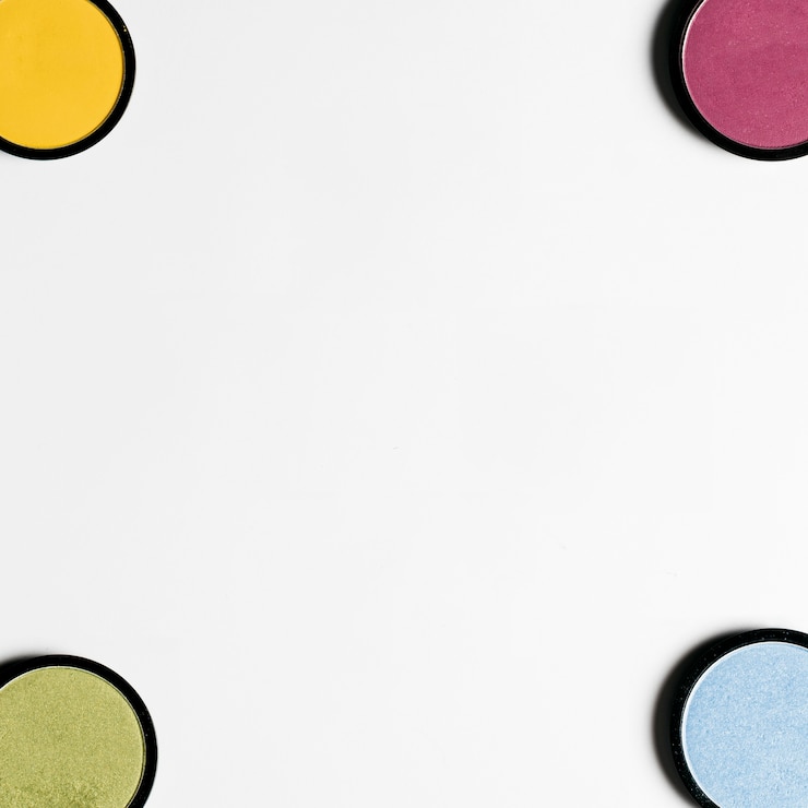 Gratis Bild four make up colors with space in middle