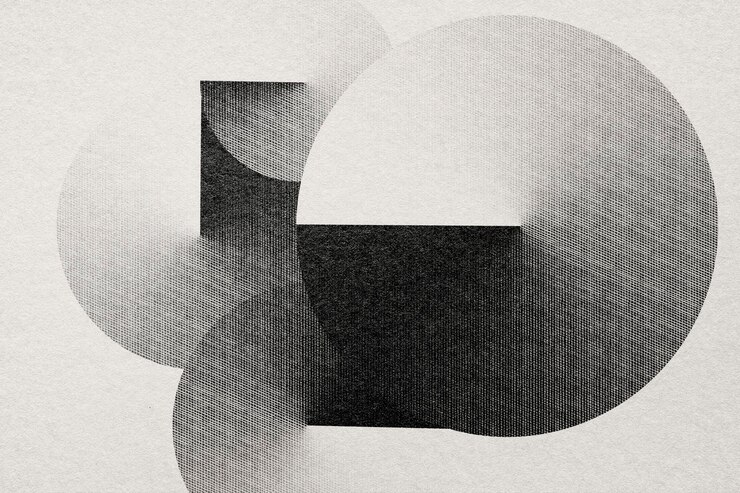 Gratis Foto geometric shape background in engraving style