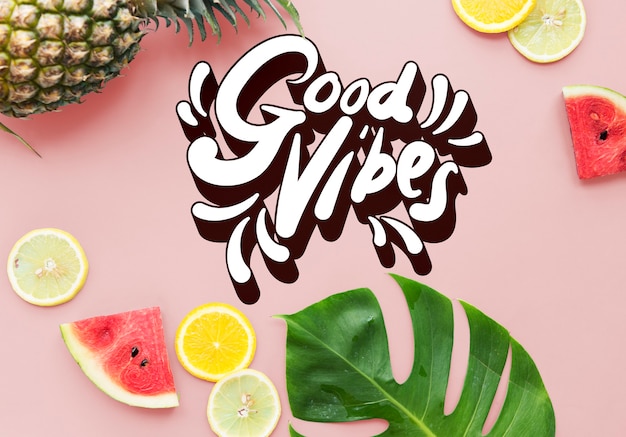 Good Vibes Positive Motivation Inspiration Concept