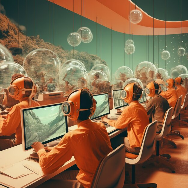 international day of education in futuristic style