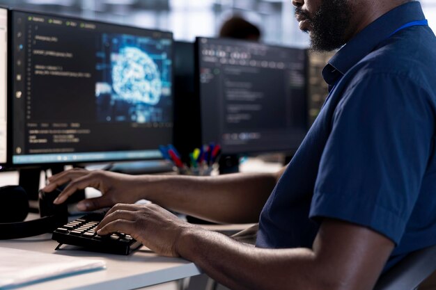 Machine learning specialist ensuring data center operates efficiently