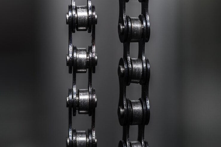 Gratis Bild metal bicycle chain. closeup