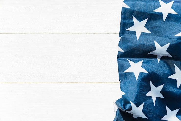 Gratis Bild stars on blue cloth on striped surface