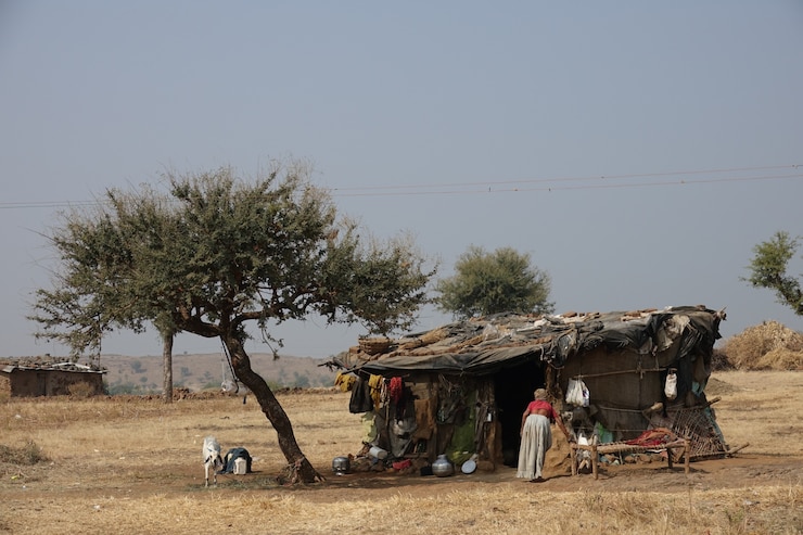 Gratis Bild wooden house of poor people