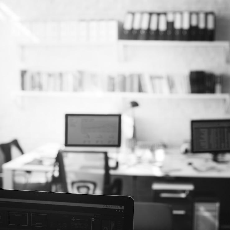Gratis Bild workplace place of work office interior concept