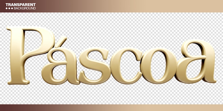 Gratis PSD 3d easter giveaway logo promotional easter isolated pascoa brazil