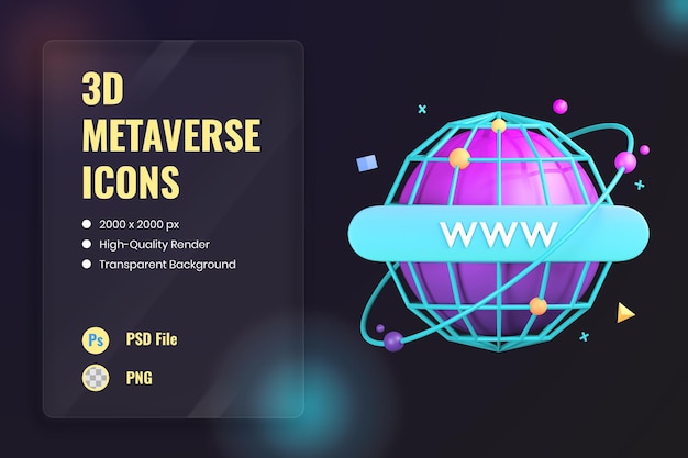 3d icon illustration web user interface wireframe browser