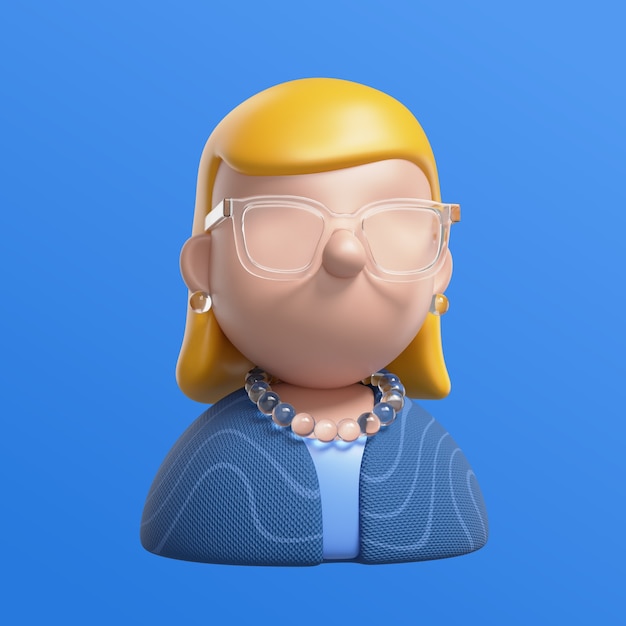 3D-rendering af interface-værktøjsikon