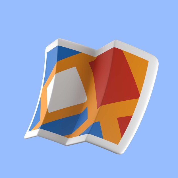 3d rendering of ui icon