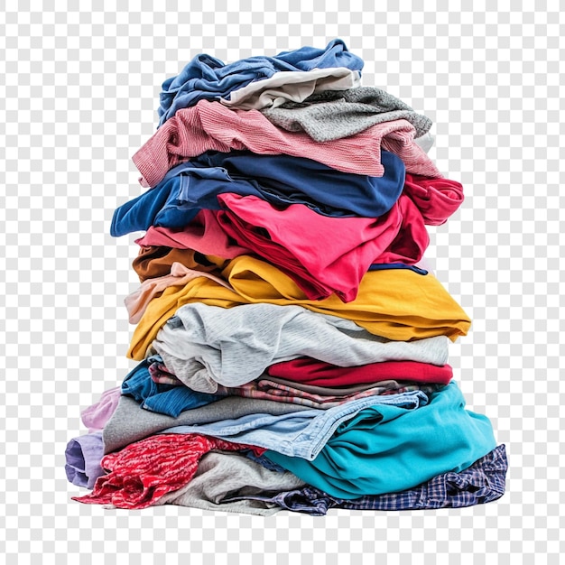 A Huge Pile of Colorful Clothes Ready for Laundry
