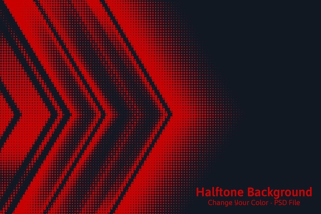 abstract arrow halftone background
