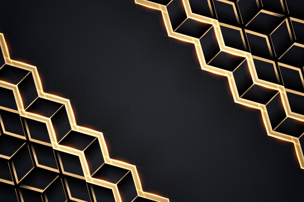 abstract luxury background with glow geometric design vector illustration