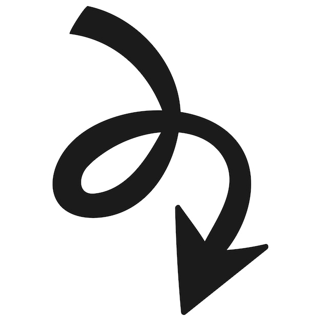 arrow illustration isolated