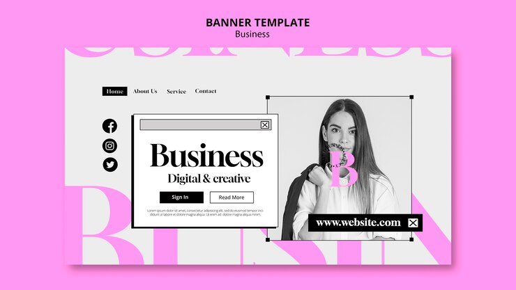 Gratis PSD business strategy landing page template