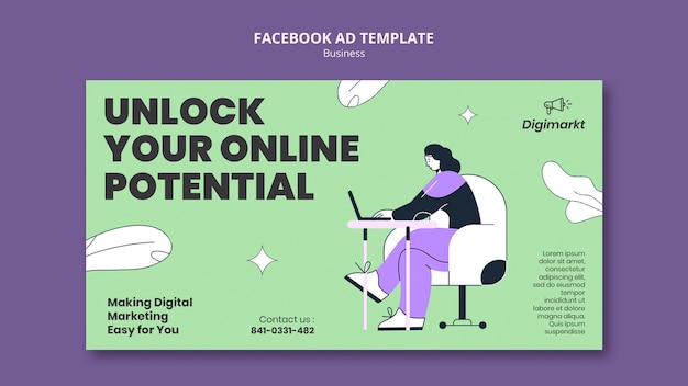Business template design