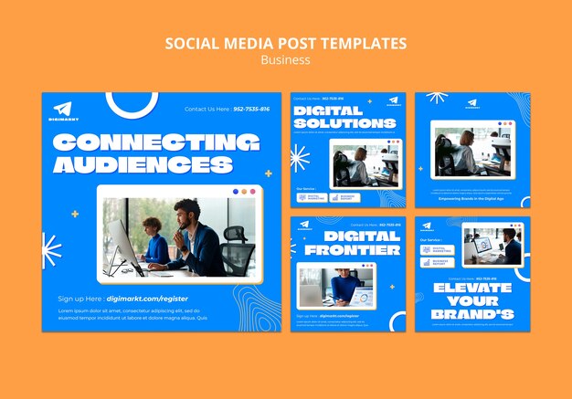 business template design