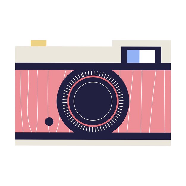 camera illustration isolated
