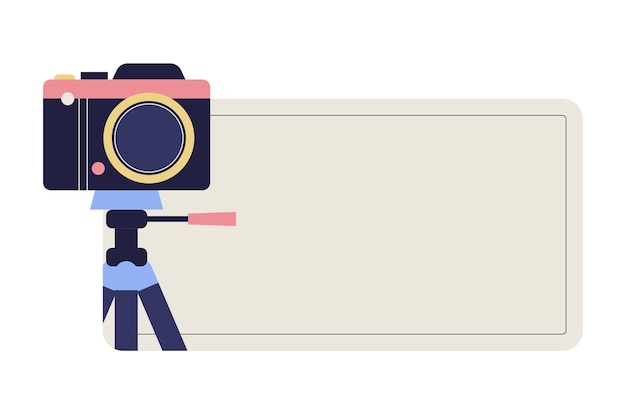 camera illustration isolated