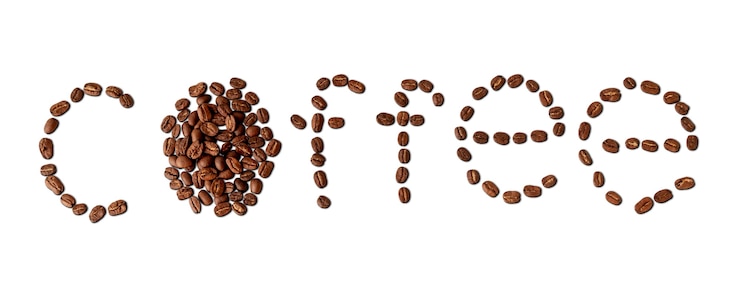 Gratis PSD coffee beans pattern design