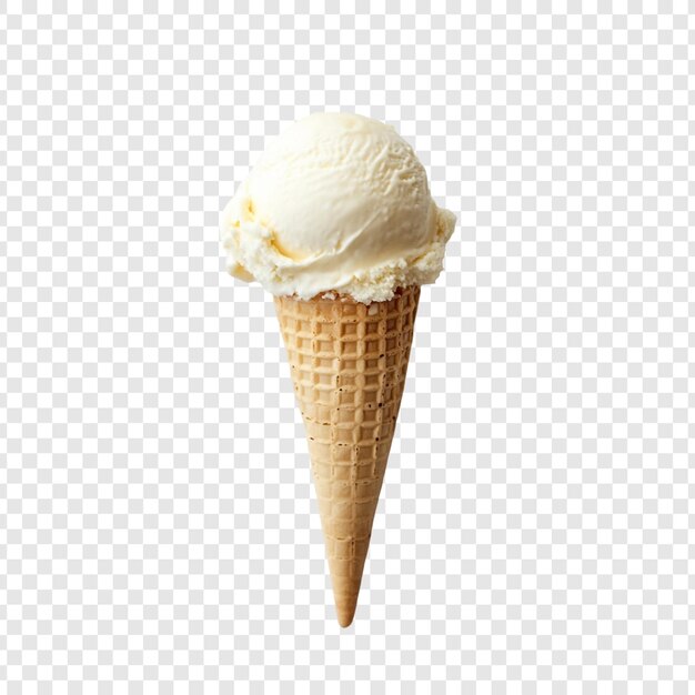 Creamy Vanilla Ice Cream Cone A Delightful Summer Treat